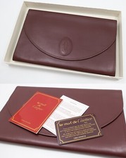 CARTIER BAG TASCHE POUCH POCHETTE KULTURTASCHE CLUTCH PARTY OPERA  +BOX LUXUS