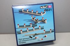 Kibri 8631 Bausatz Zaun gemauert mit geschmiedetem Ziergitter Spur H0 OVP