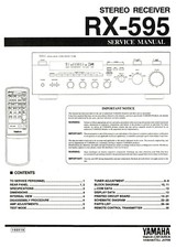Service Manual-Anleitung für Yamaha RX-595 