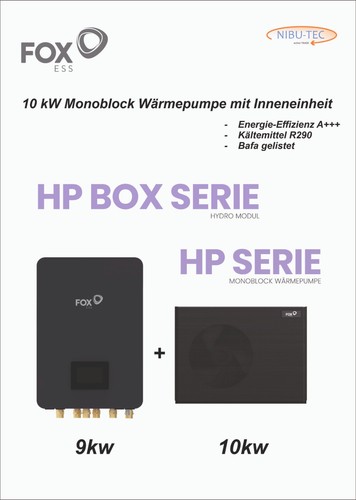 Fox ess monoblock wärmepumpe - fox,