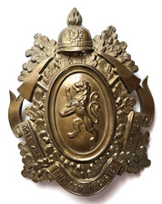 Emblem für eine  Feuerwehrhaube -Gott zur Ehr dem nächsten zur Wehr-