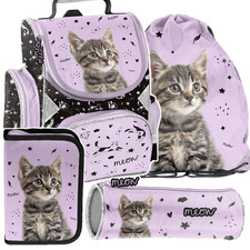 Katze Cat  Schulranzen Set