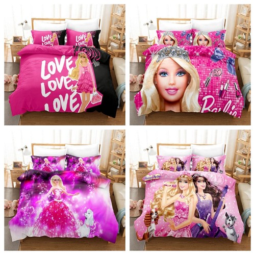 Barbie prinzessin bettbezug - 3d,