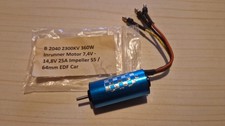 Brushless Motor Inrunner B2040 2300 KV 360W 25A 7,4-14,8V 55/64mm Impeller