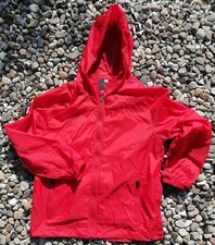 Nylonjacke Laufjacke Regenjacke Glanznylon Anorak Gr.XL Kapuze