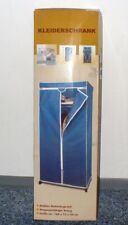 Kleiderschrank mit strapazierfähigem Bezug * Stahlrohrgestell * ca. 160x75x50 cm
