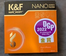 K&F Concept Black Diffusion 1/4 Filter 82mm MRC * Nie Benutzt