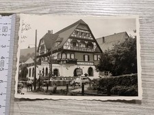 Foto  Alpirsbach im Schwarzwald - Hotel Löwen-Post, Auto, Bahnschranke 1958 (19)