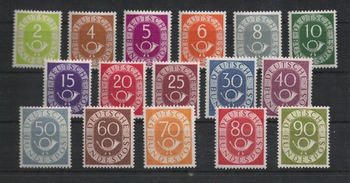 Bund posthornsatz mi - bund, mi.nr