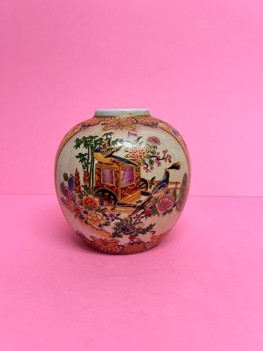 Kleine vintage satsuma - vintage, vase