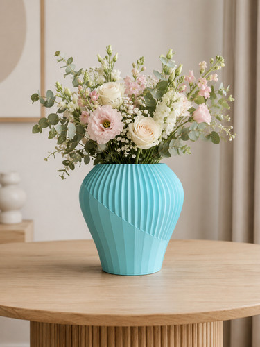 Blumenvase nachhaltig - , 3d