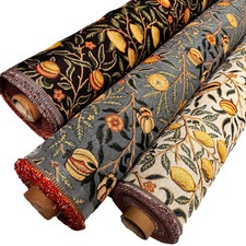 Klassischer William Morris Wandteppich New World Muster Stoff 139 cm breit