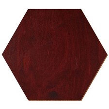 Holz Hexagon Mahagoni