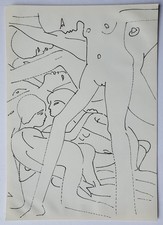 Zeichnung Federzeichnung Tinte