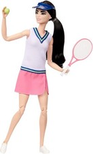 Barbie Puppe Karriere Tennis Player Mit Schläger Und Ball Hübsch & Süße