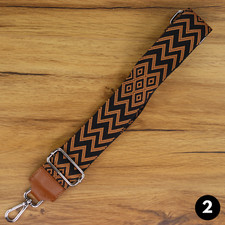 Breiter Leder Stoff Taschen