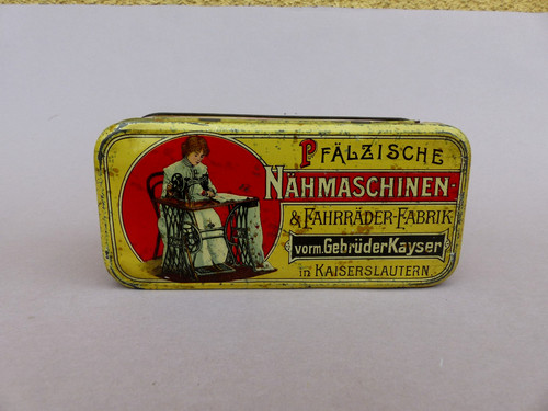 Alte blechdose pfälzische - blechdose,