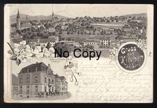 #1693 AK Litho Kirchen Sieg