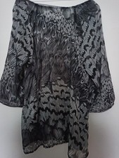 Bluse raben federn schwarz - bluse,