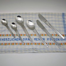 6x Singapore Airlines Besteck Edelstahl 2 Messer 2 Löffel 2 Teelöffel Bordbestec