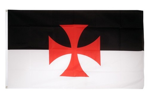 Fahne tempelritter flagge - fahne,