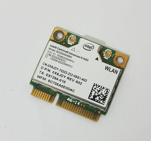 Wlan wifi mini pcie 0x9jdy - wlan,