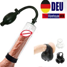 Power Pump Black Penisvergrößerung Impotenzhilfe Penispumpe Vakuum Schwarz DE