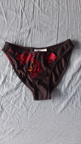 Neuer bikini slip schwarz mit - schwarz,