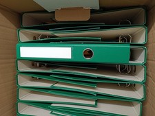 35 Stück HERLITZ ORDNER MAX.FILE PROTECT PP A4 5 CM BREIT weiss und grün andere