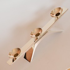 WMF Ikora Leuchter versilbert 3-flammig Design Radtke Midcentury Vintage