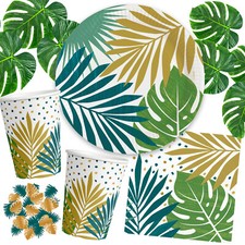 Tropical party geschirr deko - geschirr,