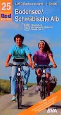 Radtourenkarten 1:150000 (ADFC) / Bodensee /Schwäbische Alb