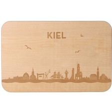 Frühstücksbrett skyline kiel - skyline,