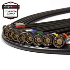 Van Damme 1080p HDTV, 3G, SDI Flexibles Video Koaxialkabel. Neutrik BNC