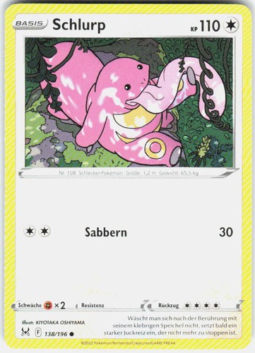 Pokemon tcg schlurp verlorener - tcg,