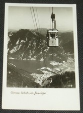Ebensee - Seilbahn am Feuerkogel - Postkarte AK