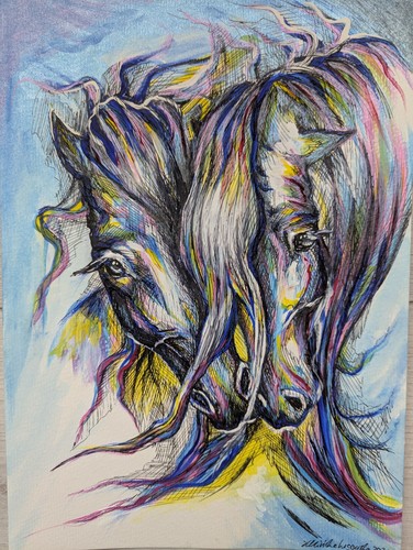 Blue spirit pferd original - pferd,