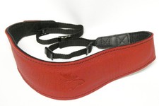 Eddycam 8651 Tragegurt aus Elchleder gebraucht Fashion 2 rot-schwarz