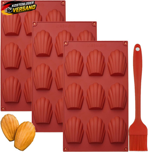 Silikon madeleine backformen - silikon,