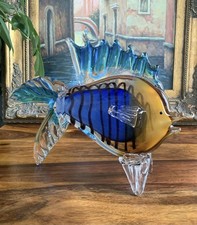 Glasfigur Xl Fisch Skulptur