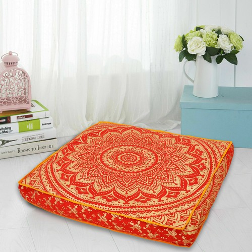 Indisches mandala bodenkissen - indisches,