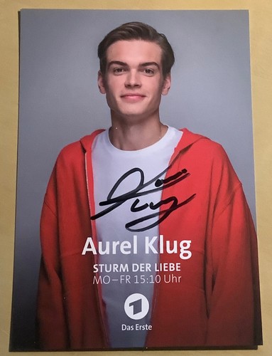 Aurel klug original signierte - aurel,