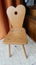 Puppenmöbel Holzstuhl