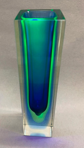 Große sommerso blockvase - sommerso,