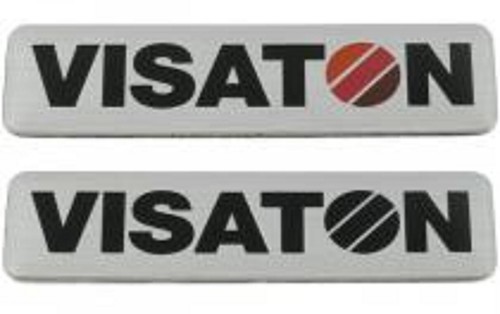 Visaton boxenschild aluminium - visaton, boxenschild-aluminium