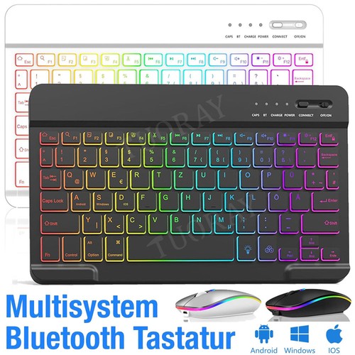 Qwertz beleuchtete tastatur - beleuchtete,