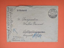 Feldpostbrief ohne inhalt - ss,