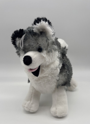 Kuscheltier husky 20cm grau - kuscheltier,