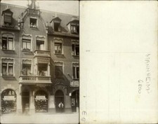 Mannheim Schuhgeschäft Altschüler Schuhwaren TOP real Photopostkarte 1910