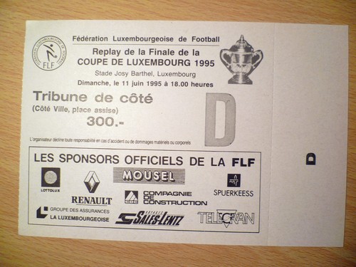 Ticket replay finale de - de,